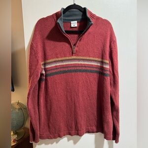 Vintage Columbia Quarter Zip Sweater